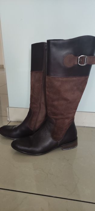 Kozaki damskie skóra naturalna 38 Prima Moda