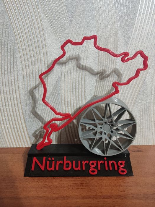 Декор Nurburgring Нюрбургринг 3д друк