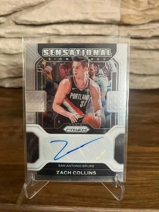 Karta koszykarska NBA z autografem Zach Collins San Antonio Spurs Panini Prizm 2021-22