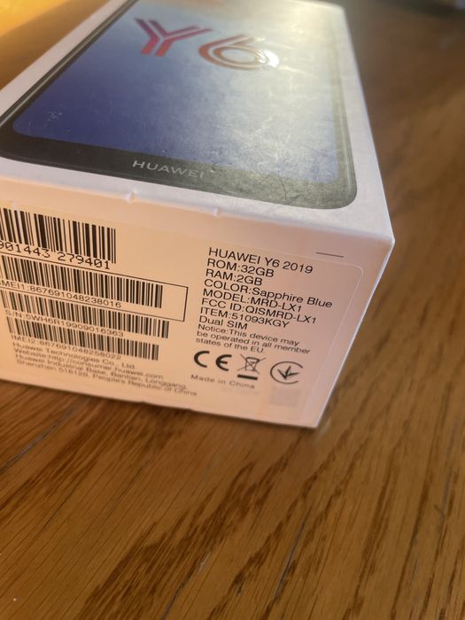 Huawei Y6 2019 2/32 GB Sapphire Blue – stan 10/10, jak nowy!
