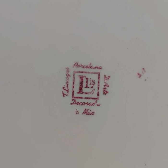 Tabuleiro de porcelana tradicional português (Porcelanas do Lis)
