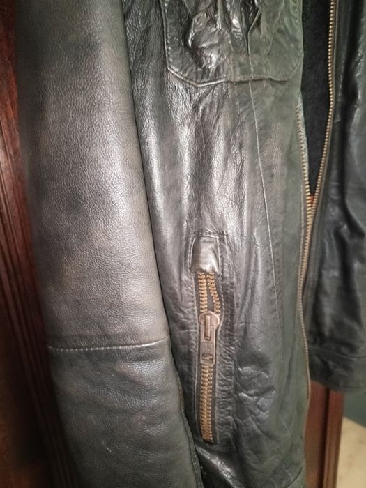 Kurtka stan idealny skórzana męska Superdry nowa M L