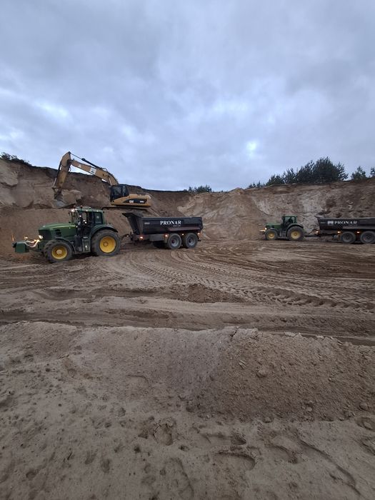 Usługi koparka transportowe prace polowe