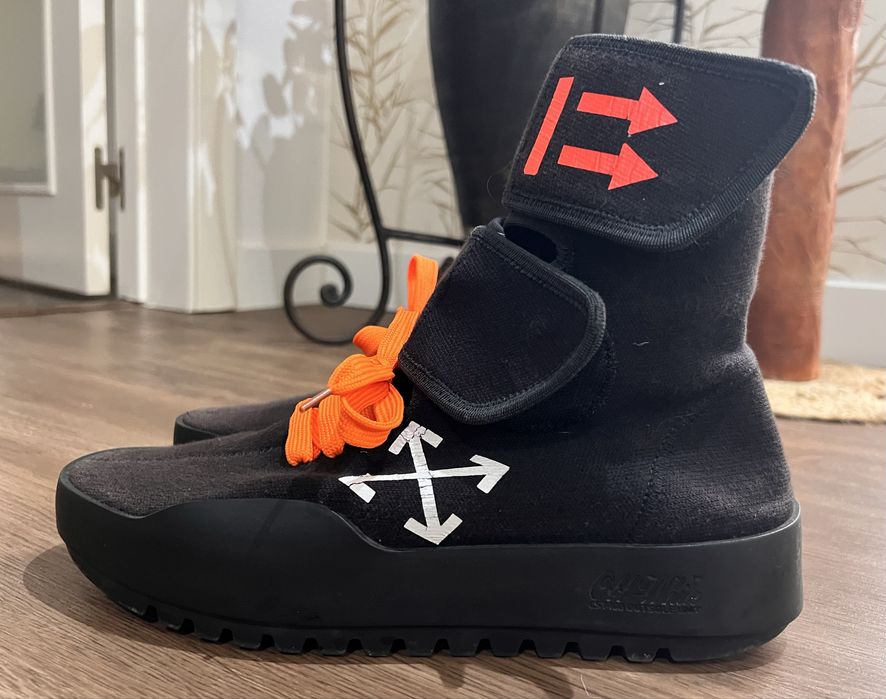 Off-White Wrap Hi-Top Sneakers.