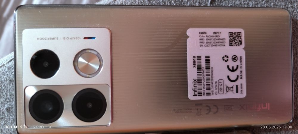 Infinix Note 40 pro + 12/256 GB cena ostateczna