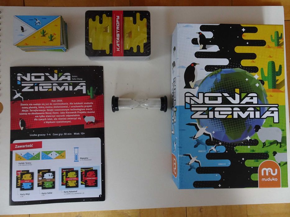 "Nowa ziemia" gra planszowa