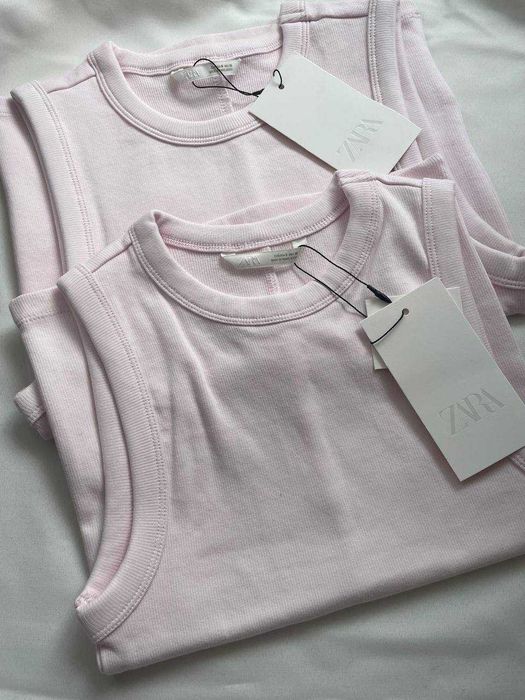 Майка в рубчик Zara S, M