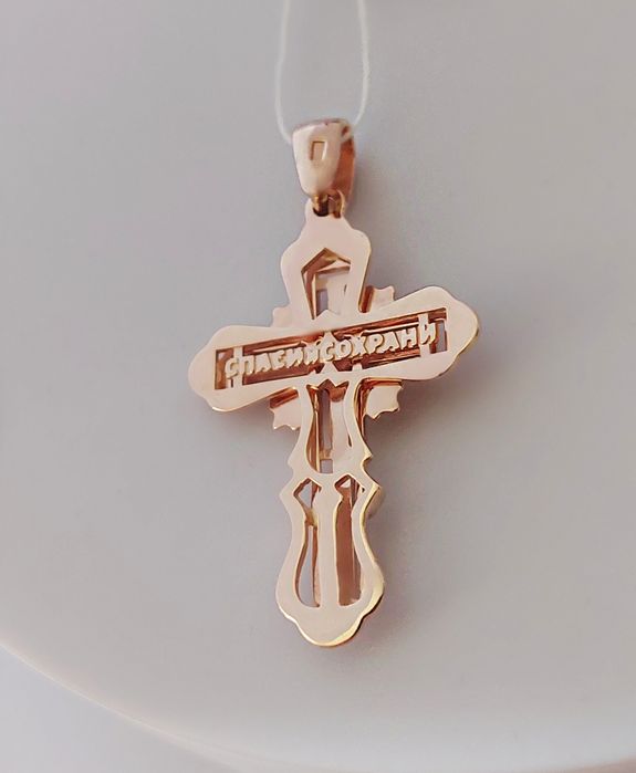 Золотий хрестик арт.15023   585 проба новий