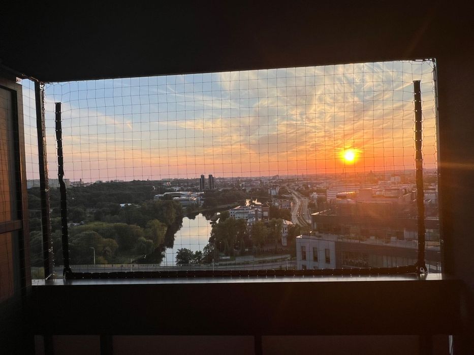 Montaż siatki na balkon dla kota/przeciw ptakom. W MAX 5 DNI ROBOCZYCH