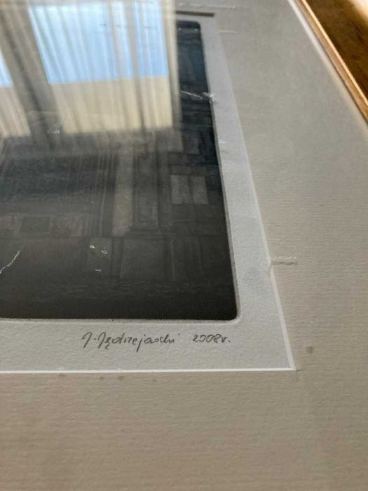 obraz/grafika mezzotinta J.Jędrzejowski (2008r.)