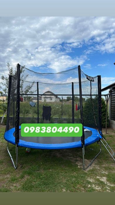 Батут дитячий Від 140 см 183см 252см 312см Маленькі ціни