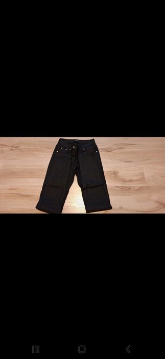 Spodnie ala skórka lycra