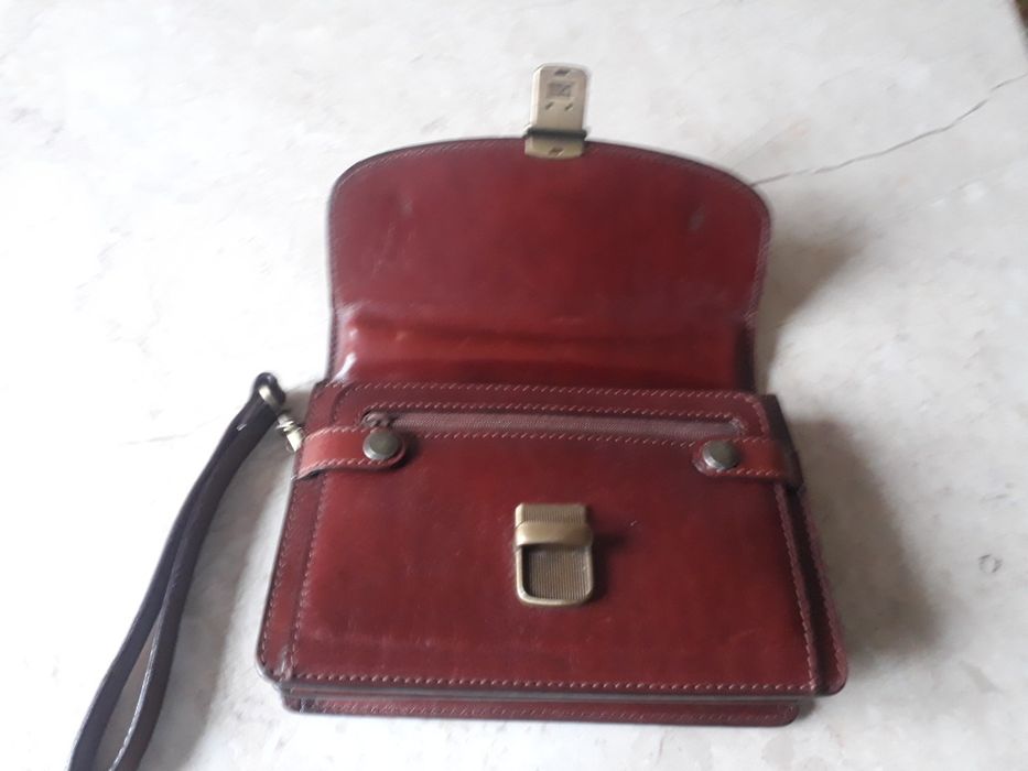 Барсетка  шкірна