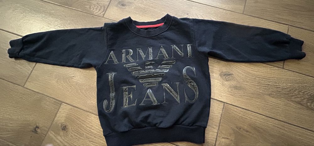 Czarna bluza  Armani Jeans 122cm