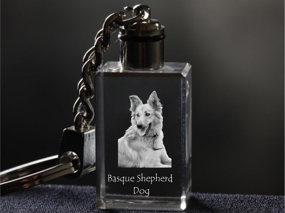Owczarek baskijski brelok kryształowy z psem Art-Dog