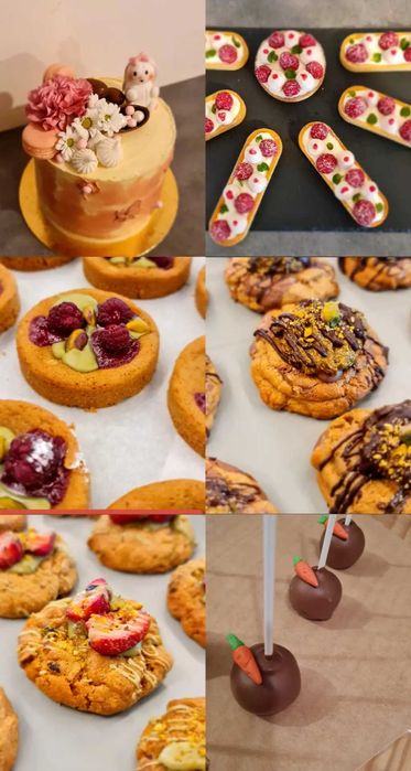 Bolos artisanais, bolos de aniversario, biscoitos...