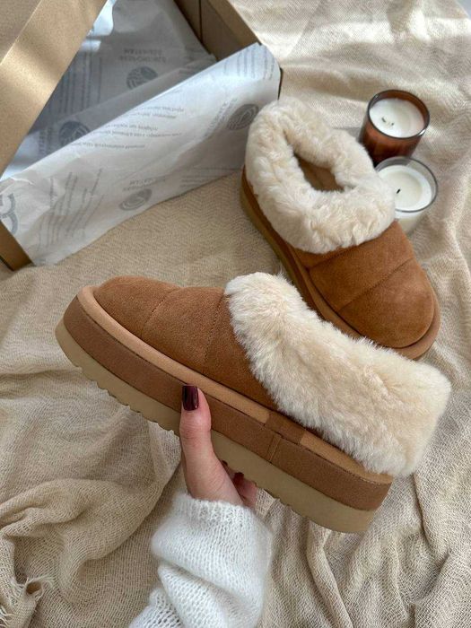 ЗНИЖКА‼️ 39 (25см) UGG Tazzlita Chestnut уггі угг зимові замшеві угі