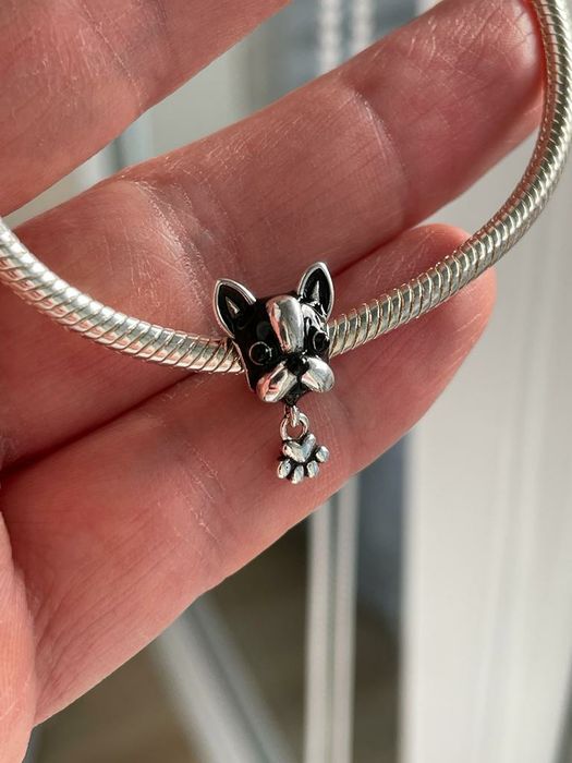 Charms BULDOŻEK FRANCUSKI srebro 925