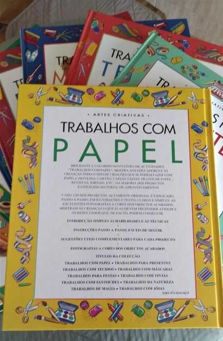 Livros Artes criativas - trabalhos com papel