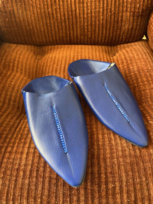 Babouches chinelos marroquinos sapatos de interior