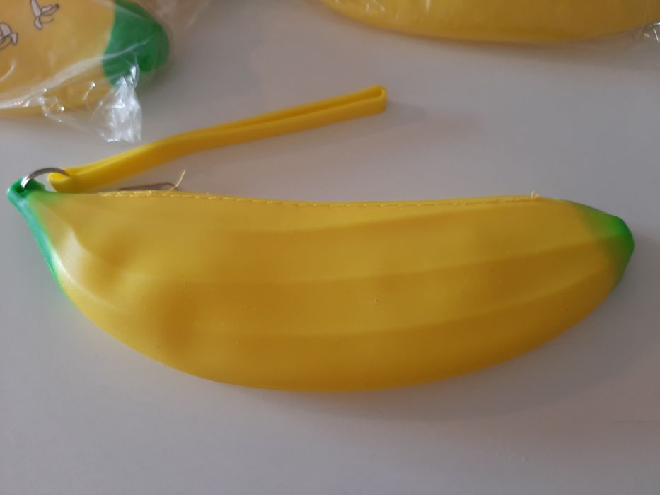 Porta-moedas Silicone - Novos - Banana