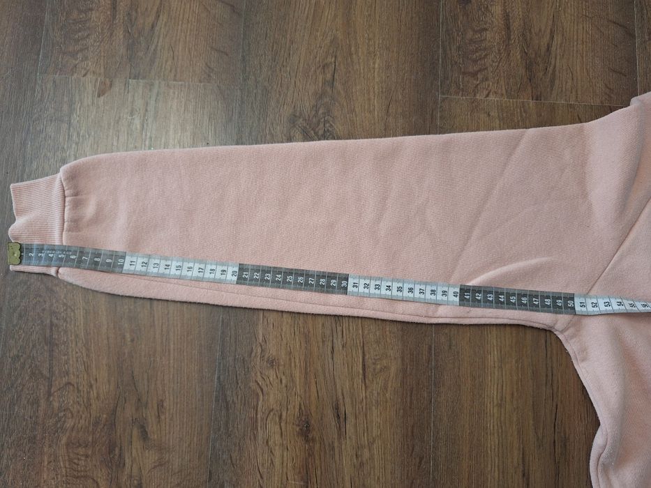 Ciepła, ocieplana bluza pudrowy róż