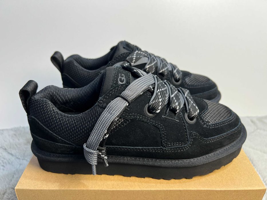 Buty damskie czarne skórzane UGG Lo Lowmel 38