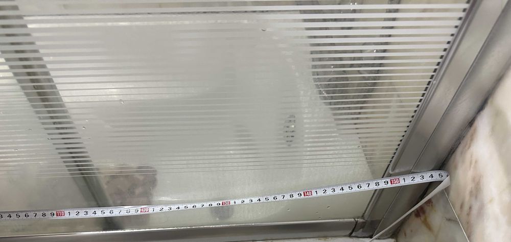 Resguardo para Banheira com 1 porta _  1.55m. x 1.50m