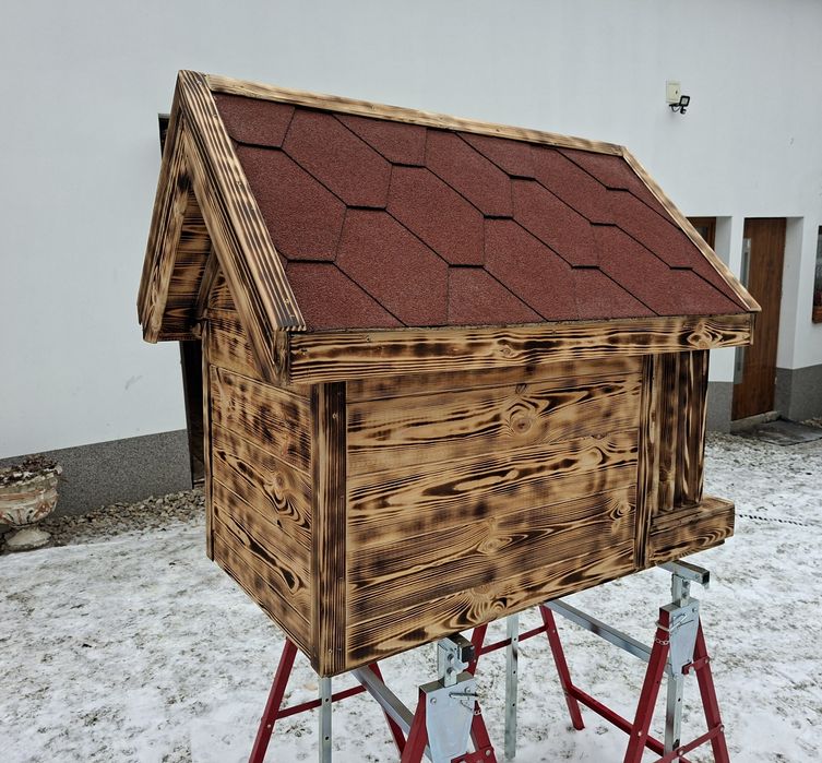 Buda dla psa ocieplana