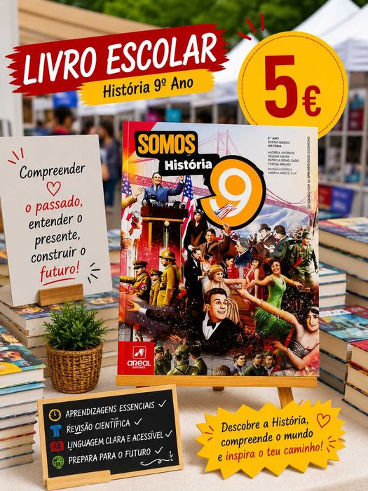 Livro escolar - História 9º Ano