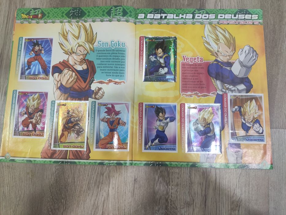 Caderneta Dragon Ball Super completa