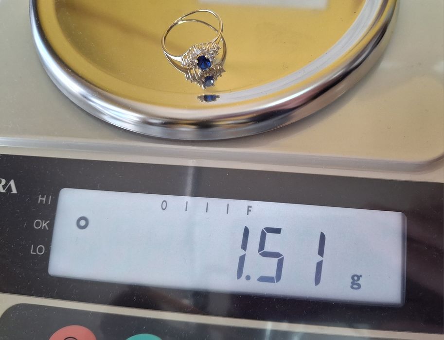 Złoty pierścionek próba 585