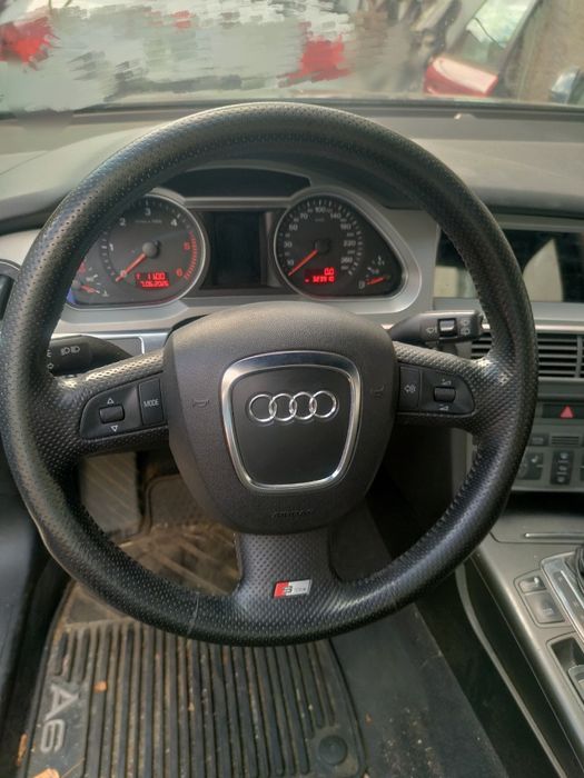 Kierownica Audi A6 C6 A4 B7 Sline Trójramienna airbag multifunkcja
