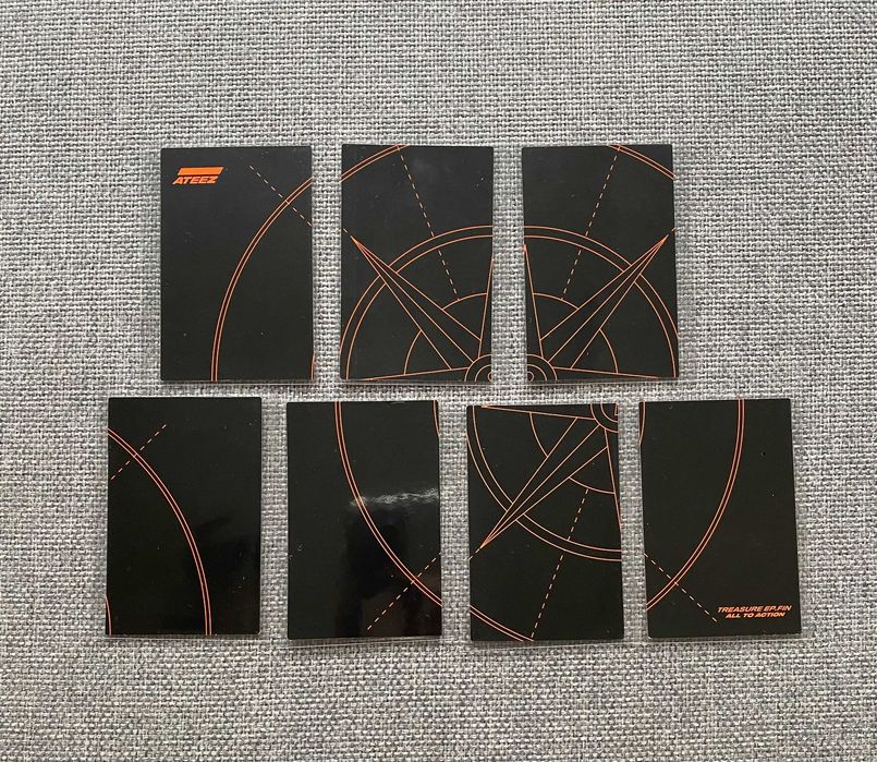 Karty limitowane rocznicowe ATEEZ  - Mingi, Yunho, Hongjoong - KPOP