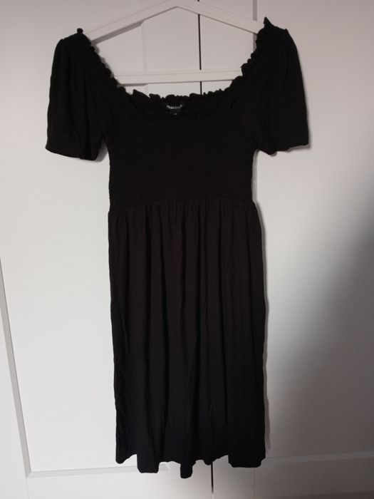 Czarna sukienka ciążowa H&M MAMA roz. S