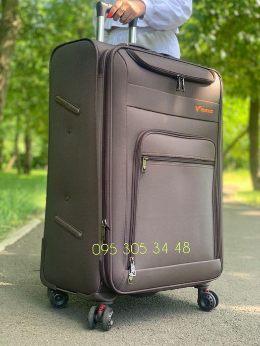 Чемодан Three Birds L, большой 115 литров с расширением