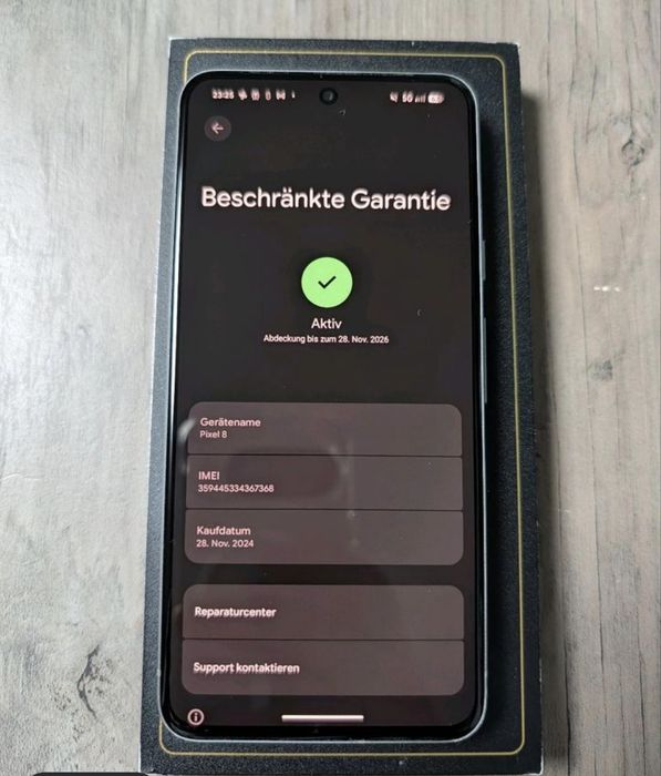 Google Pixel 8 256gb na gwarnacji jeszcze rok
