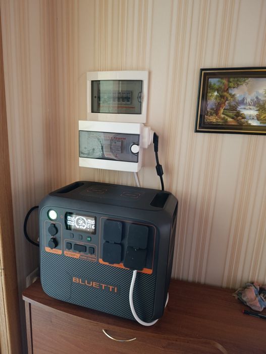 Підключення гібридного  інвертора станції ДБЖ генератора Електрик АВР