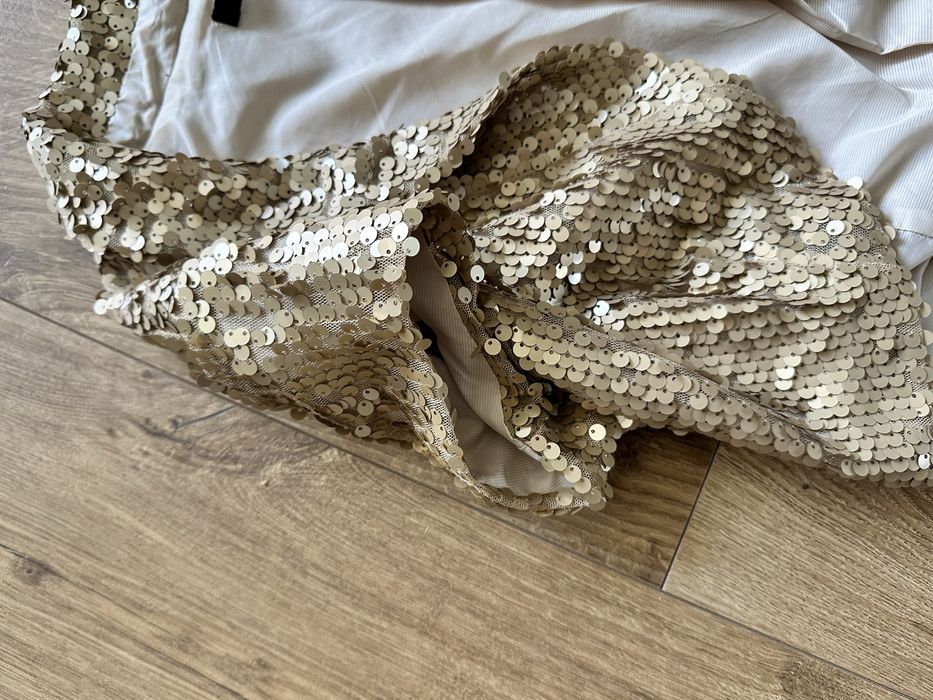 Bolerko złote z cekinami Vila XS