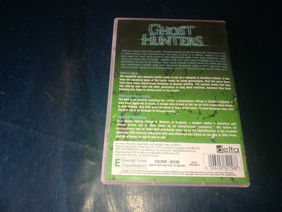 GHOST HUNTER	DVD Inglês sem legendagem