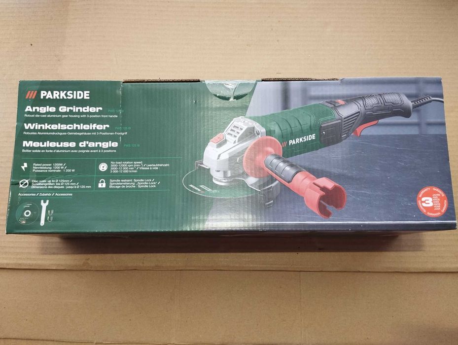 Rebarbadora Parkside PWS 125 I9  *** NOVA ***