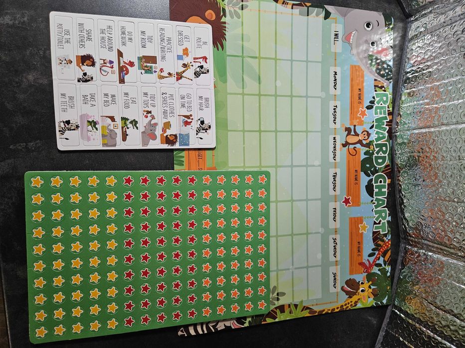 Magnetyczna tablica nagród wielokrotnego użytku motywacyjna