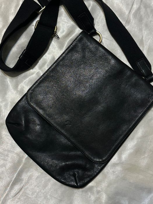 чоловіча шкіряна сумка через плече