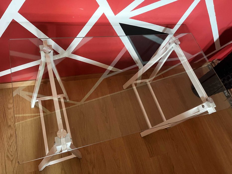 Mesa de Vidro 120x60x72cm