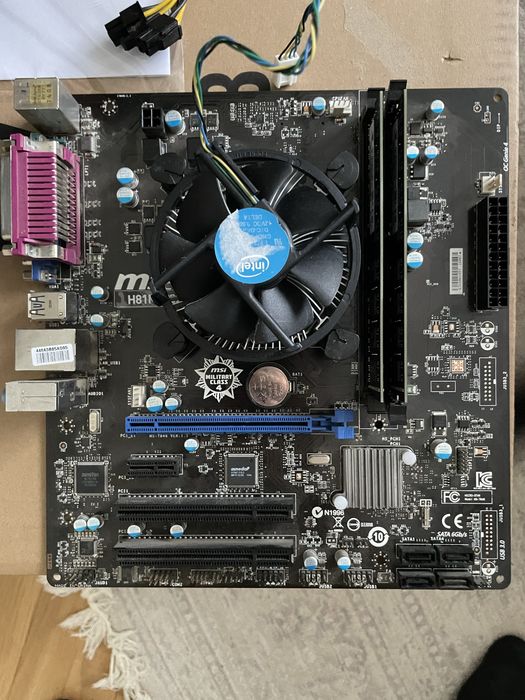 Материнська плата soket 1150 + i5 4670k + 16gb ddr3 + кулер