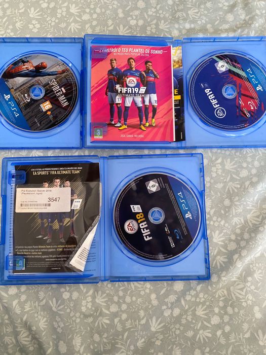 jogos spider-man, fifa 18 e fifa 19