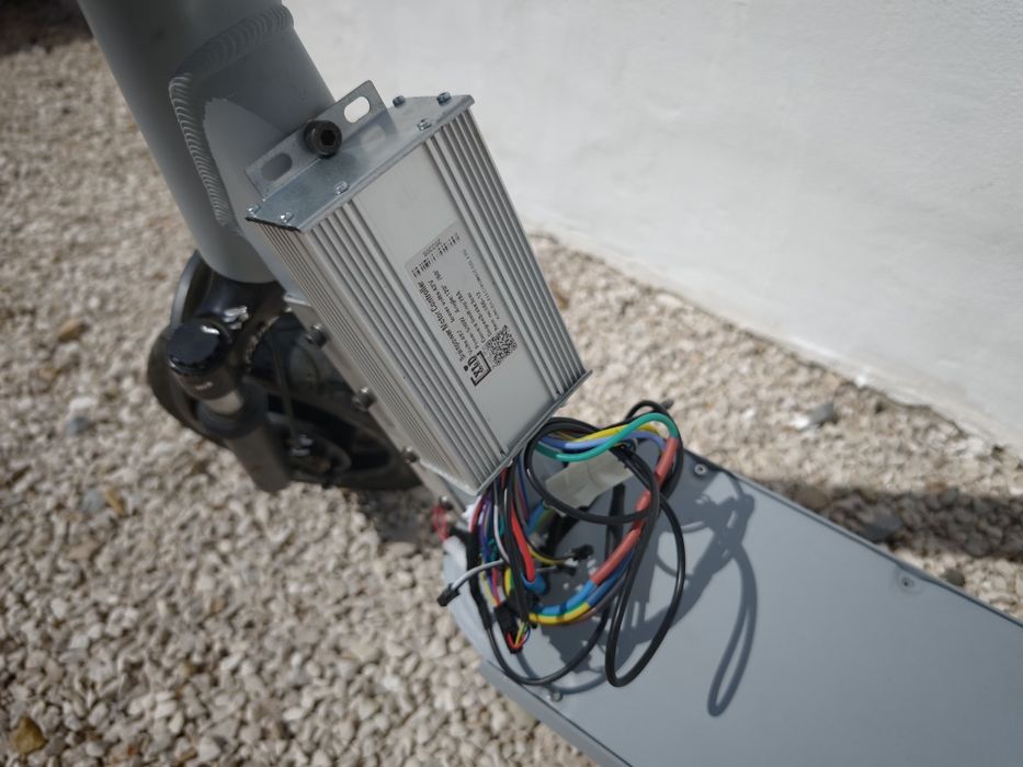 Trotinete eléctrica a funcionar