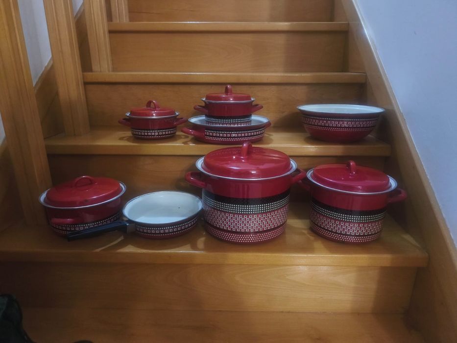 Trem cozinha  vintage esmalte