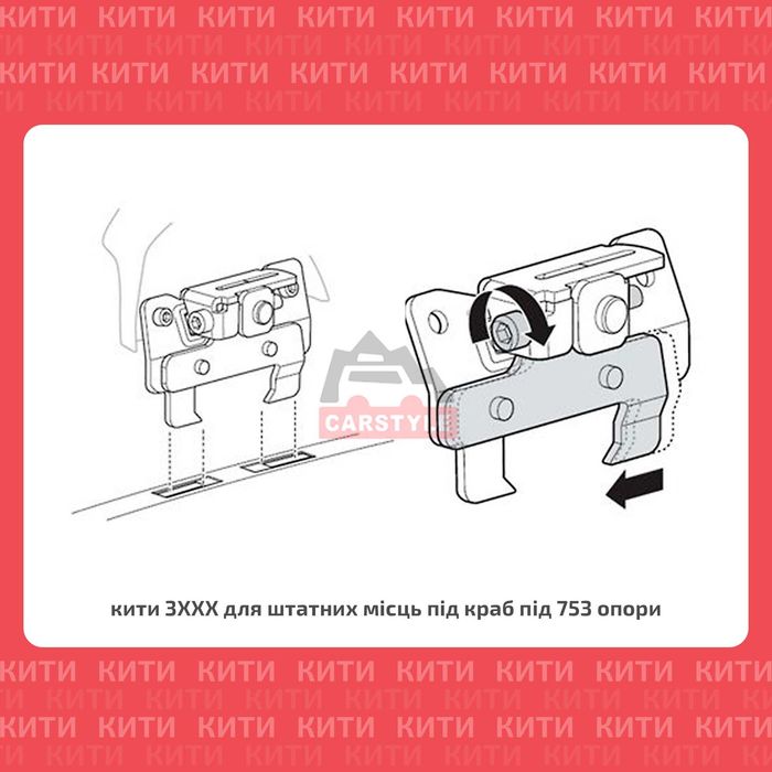БВ Thule кити багажник на дах авто штатні місця інтегровані рейлінги 753 959 751 7206 7207 нові вживані підбір гарантія установка обмін прокат оренда