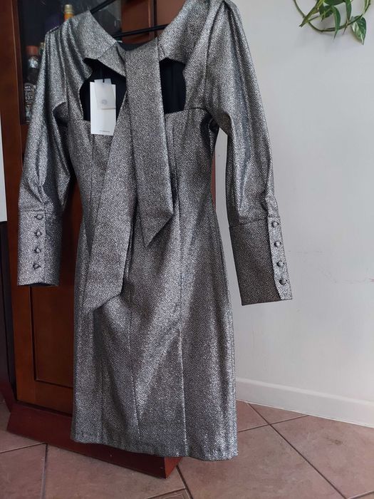 Zara Uterque elegancka sukienka wieczorowa nowa z metkami